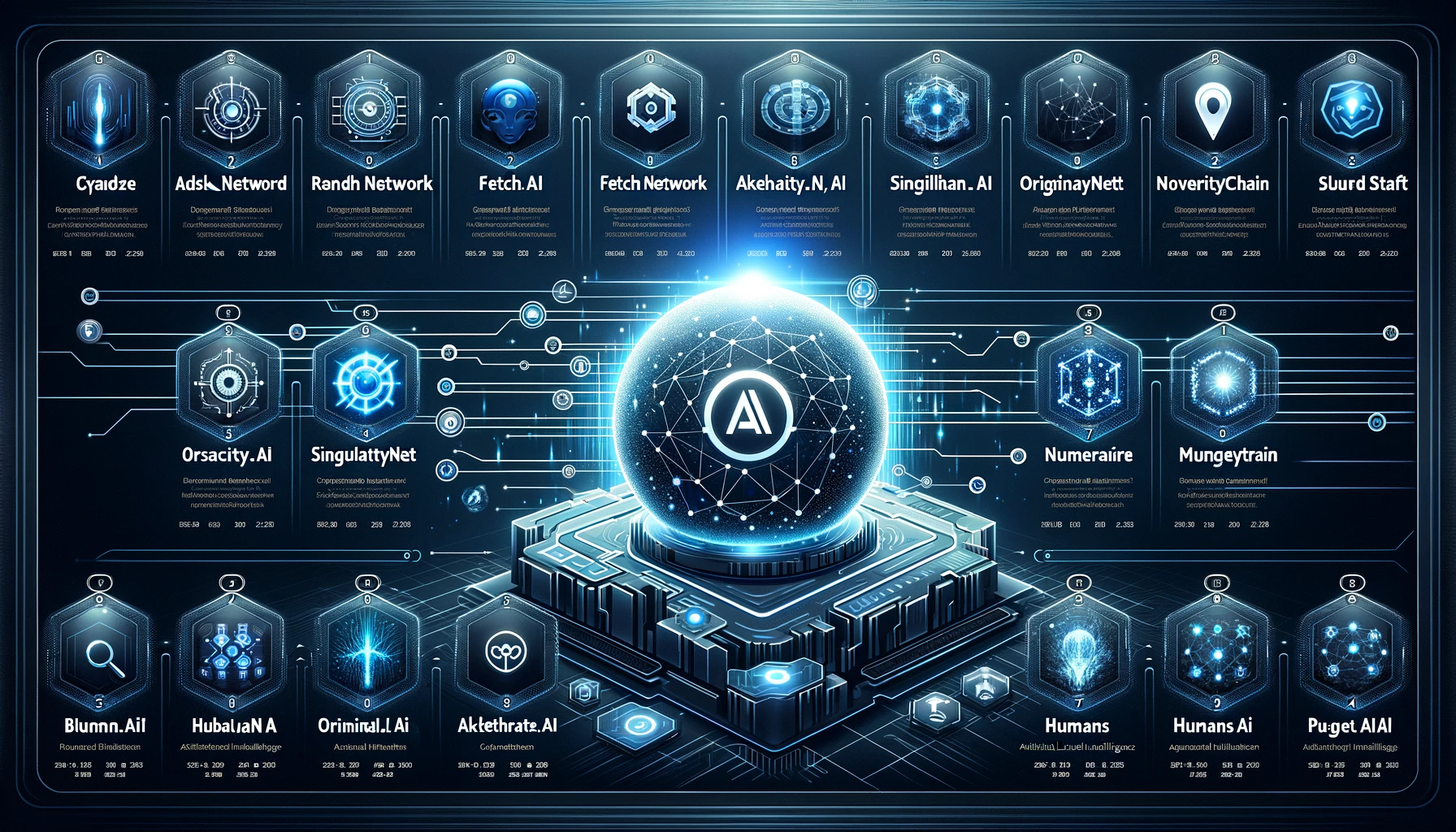 Top 10 AI-Focused Cryptocurrencies in 2024